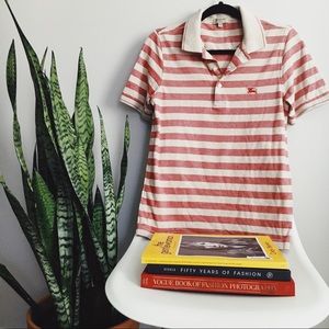 Burberry London Striped Polo Shirt